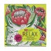 Раскраска А6+ (196х203 мм) 64л.  Relax (цветок артишока) ISBN 978-5-00241-184-9 Контэнт 