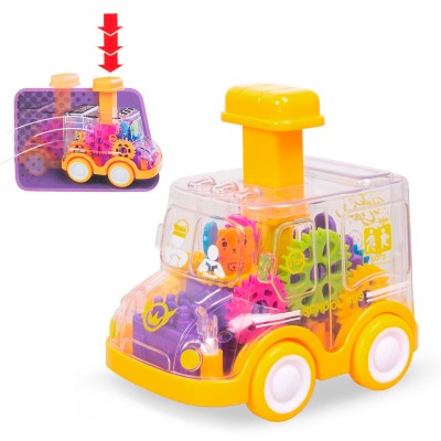 Игрушка инерционная Автобус /нажми/ 10см HY-601, 2379166 Tongde 
