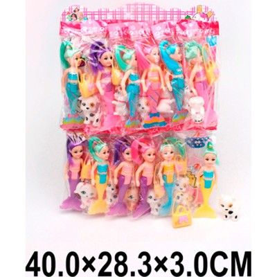 Кукла 10см с аксес. AJ2011F21, 12 видов 2399952 Tongde 