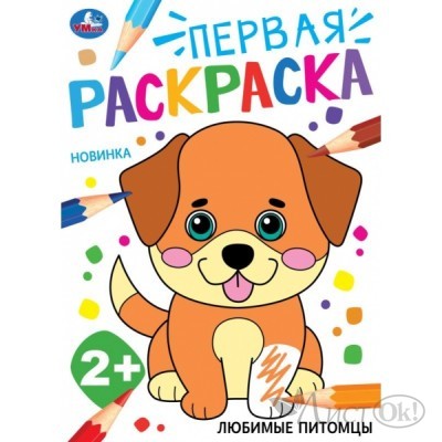 Раскраска А4 Первая раскраска. 
