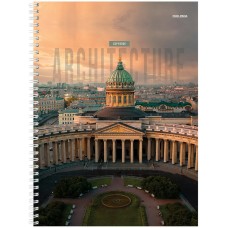 Тетрадь 60 л. клетка на гребне А4 