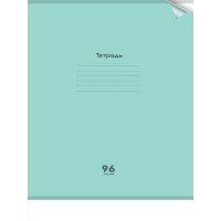 Тетрадь 96 л. клетка скр. А4 цвет.пласт.обл. plastic cover 