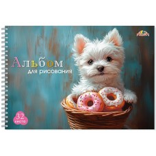 Альбом для рис. 32л. на гребне цв.мел.карт.обл.