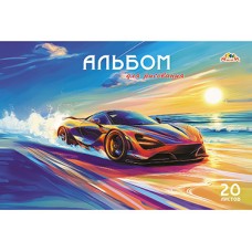 Альбом для рис. 20л. цв.мелов.карт.обл. 
