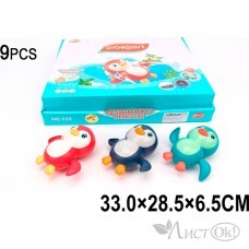 Игрушка заводная для ванной Пингвин 10см 555, 2079353 Tongde 