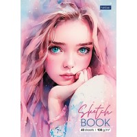Скетчбук А5 40л отрывная склейка 
