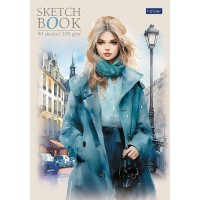 Скетчбук А5 40л отрывная склейка 