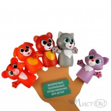 Игрушка пластизоль д/ванны пальчиковый театр капитошка  животные 5шт 328887 Капитошка 
