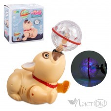 Игрушка Собака 13,5см на бат. ЗВУК,СВЕТ YD750-8 в коробке 2376447 Tongde 