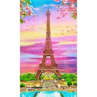 Картина по номерам 17х22 см Холст с красками в кор. (14цв.) 