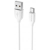 Кабель (BX19) micro USB 1м, белый 111538 Borofone 