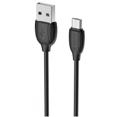 Кабель (BX19) micro USB 1м, черный 111539 Borofone 