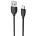 Кабель (BX19) micro USB 1м, черный 111539 Borofone 