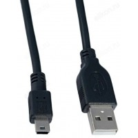 Кабель (U4301) mini USB черный, 1 м 113902 Perfeo 