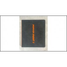 Дневник универсальный 48л. обл. 7БЦ. кожзам А5+ ORANGE (черный) ляссе, (эффект апликации) Таблица Менделева 110147 