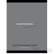 Тетрадь предм. А5 48л, кл., скр. ИНОСТРАННЫЙ ЯЗЫК «ОСТРОУМИЕ И ОТВАГА» эконом-вариант,б/о TM Profit 48-2403 Проф-Пресс 