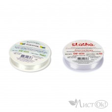 Леска для бисера d 0.35 мм 100 м ± 0.5 м №01 белый DF-035 Zlatka 