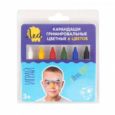 Набор аквагрима 6 цв. 21 г 