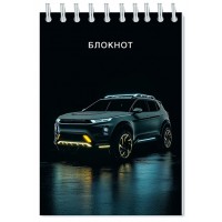 Блокнот А6 48л клетка на гребне 