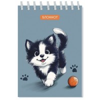 Блокнот А6 48л клетка на гребне 