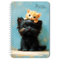 Книжка записная А5 40л. на гребне кл. 