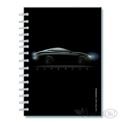 Книжка записная А6 100л. на гребне 7БЦ 