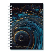 Книжка записная А6 100л. на гребне 7БЦ 