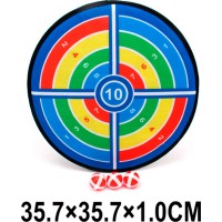 Дартс d=36см со снарядами на липучках A36-10 в пакете 2109408 Tongde 