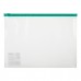 Папка на молнии zip-lock A4 120 мкм песок . зеленый замок Classic EC21121003 EXPERT COMPLETE 