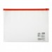 Папка на молнии zip-lock A4 120 мкм песок . красный замок Classic EC21121004 EXPERT COMPLETE 