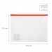 Папка на молнии zip-lock A4 120 мкм песок . красный замок Classic EC21121004 EXPERT COMPLETE 