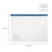 Папка на молнии zip-lock A4 120 мкм песок . синий замок Classic EC21121002 EXPERT COMPLETE 