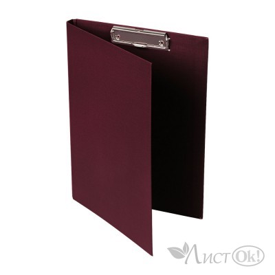 Планшет А4 Classic PVC с крышкой мет. прижим. бордовый EC18826 EXPERT COMPLETE 