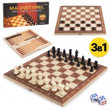 Игра 3в1 Шахматы, Шашки, Нарды ...
