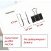 Зажим для бумаг 51 мм, черн., большие - на 230 л.,  EVERYDAY,  карт.кор., 224610 STAFF 