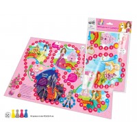 Игра - ходилка в пакете «Принцессы и Единорог» А2 07106 Цена Бум! Игра 