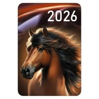 Календарь карманный на 2026г. 91х62мм, УФ-лак глянцевый 30000807 Империя поздравлений 