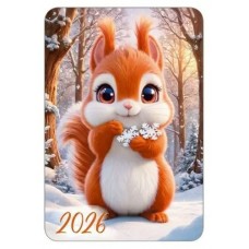 Календарь карманный на 2026г. 91х62мм, УФ-лак глянцевый 30000811 Империя поздравлений Календарь карманный на 2026г. 91х62мм, УФ-лак глянцевый 30000811 Империя поздравлений