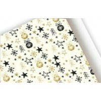 Бумага упаковочная 70х100см «Ёлочные шары» 1шт. УБН-033 