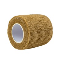 Бинт самофиксирующийся нетканный 4,5мх5см цвет: телесный №12 (цена за 1шт) MN-BDE-545S 