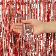 Занавес из дождика 1*2м Розовое Золото, Металлик, 100-200, 6014372 Волна веселья 