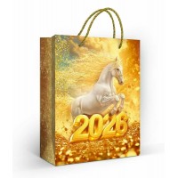 Пакет подарочный «Символ года 2026» М (229х180мм) ламинация матовая 1.0000579 Хорошо  Пакет подарочный «Символ года 2026» М (229х180мм) ламинация матовая 1.0000579 Хорошо