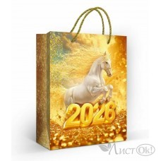 Пакет подарочный «Символ года 2026» М (229х180мм) ламинация матовая 1.0000579 Хорошо 