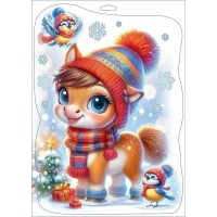 Наклейка двусторонняя 