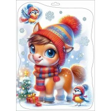 Наклейка двусторонняя 