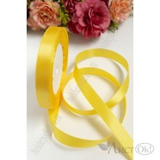 Лента атласная 1,2 см*25 ярд SF-1360, желтый №132, 111-61 Лента атласная 1,2 см*25 ярд SF-1360, желтый №132, 111-61