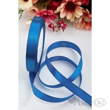 Лента атласная 1,2 см*25 ярд SF-1360, синий  №040, 111-9 