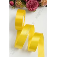 Лента атласная 2,5 см*25 ярд SF-1357, желтый №132, 113-138 Лента атласная 2,5 см*25 ярд SF-1357, желтый №132, 113-138