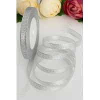 Лента декоративная парча 1 см*25 ярд SF-1790, серебро, цена за 1шт. 129-92 Лента декоративная парча 1 см*25 ярд SF-1790, серебро, цена за 1шт. 129-92