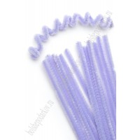 Проволока пушистая 6мм 30см синельная SF-3311, светло-фиолетовый, цена за 1шт. 96-54 
